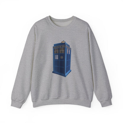 Unisex Heavy Blend™ Crewneck Sweatshirt Trendy - British Police Public Call Box