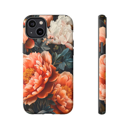Floral Phone Case - Tough Cases, Durable Cover, Flower Design, Unique Gift, Phone Accessories