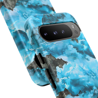 Mountain Wave Phone Case - Adventure Gear, Outdoor Gifts, Stylish Cases, Trendy Accessories, Nature Lovers