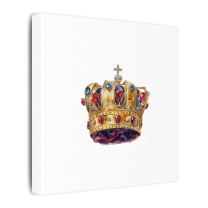 Crown Art Print, Royal Wall Decor, Matched for Home or Office, Gift for Art Lovers, Unique Royalty Artwork