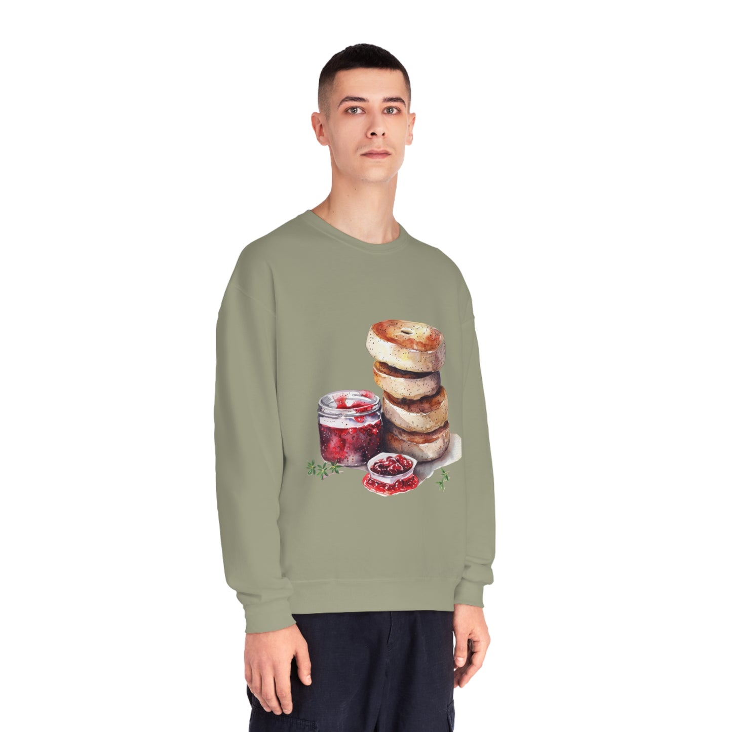 Unisex NuBlend® Crewneck Sweatshirt - British Royal Feast Opulent Dining Fit for Royalty