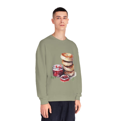 Unisex NuBlend® Crewneck Sweatshirt - British Royal Feast Opulent Dining Fit for Royalty
