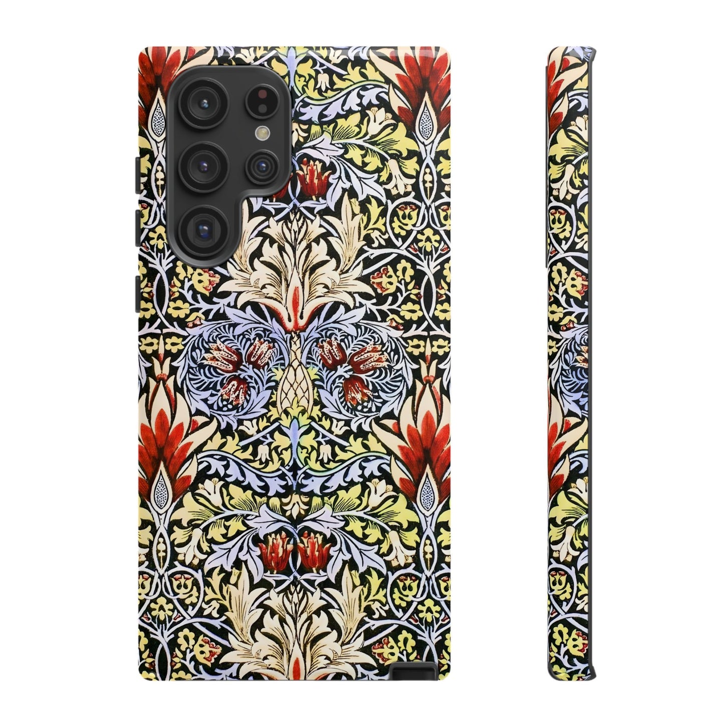 Stylish Phone Case - Floral Design, Tough Cases, Gift for Her, Phone Accessories, Trendy Tech, Unique Cell Phone Cover