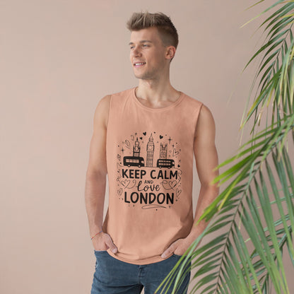 Unisex Barnard Tank - Keep Calm and love London