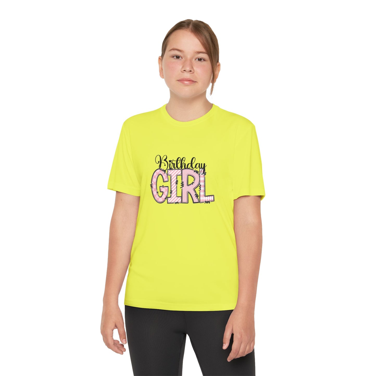 Youth Tee - Retro Boho Birthday Girl PNG for T-Shirts - Cute Celebration Shirt for Girls