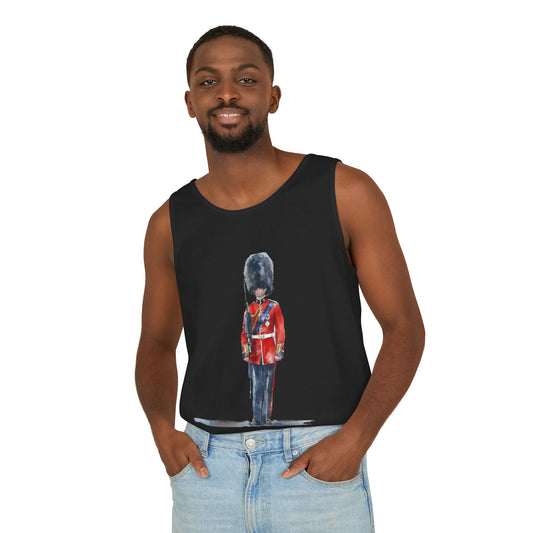 Unisex Garment-Dyed Tank Top - Red Jacket - Bodmin Keep