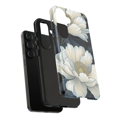 Elegant Floral Phone Case, Floral iPhone Cover, Flower Art Phone Case, Eco-Friendly Mobile Protection, Tough & Stylish Phone Case