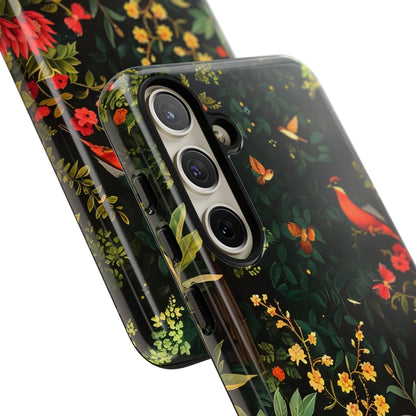 Floral Tough Phone Case, Nature-Inspired Design, Ideal for Garden Lovers, Gift for Birthdays, Christmas, Eco-Friendly Accessory