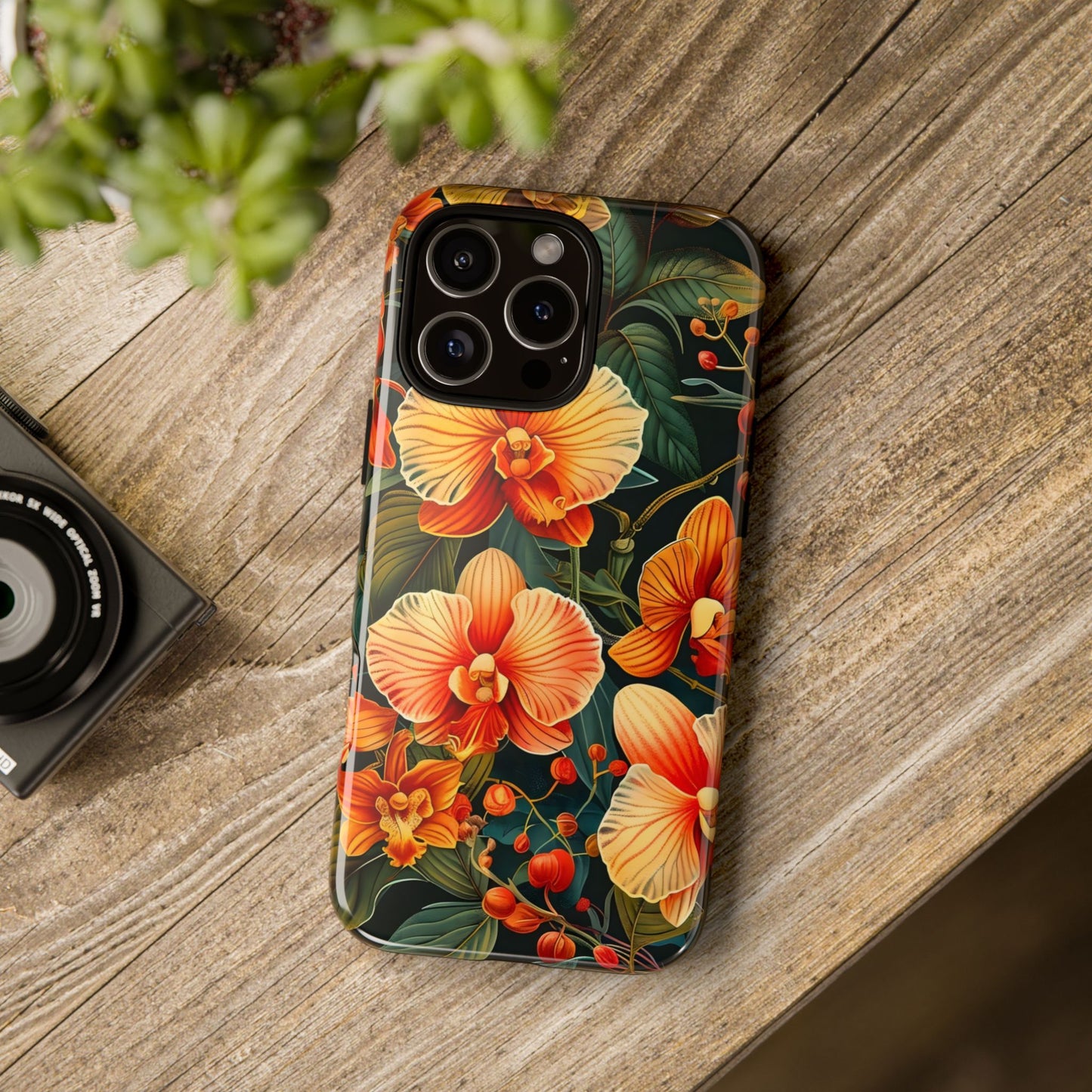 Floral Phone Case - Tough Cases, Protective Cover, Gift for Her, Smartphone Accessory, Floral Design, Nature-Inspired