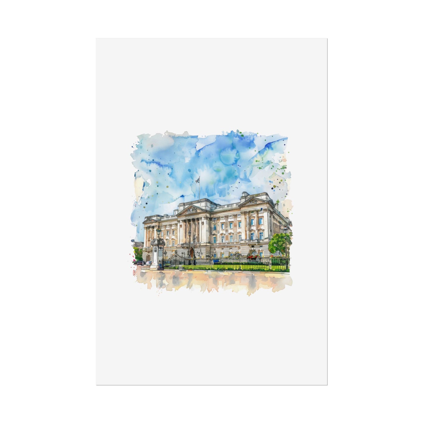 Watercolor Art Rolled Posters