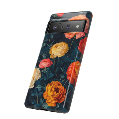 Floral Phone Case, Tough Cases for Phone Protection, Gift for Flower Lovers, Floral Designs, Spring Decor