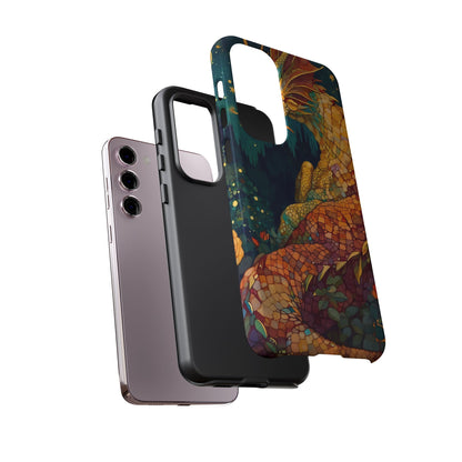 Dragon Art Phone Case, Tough Phone Cover, Fantasy Gift, Unique Mobile Accessory, Dragon Lover Gift, Stylish Protection