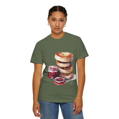 Unisex Garment-Dyed T-shirt - The Flavors of Britain - Traditional Recipes Reimagined