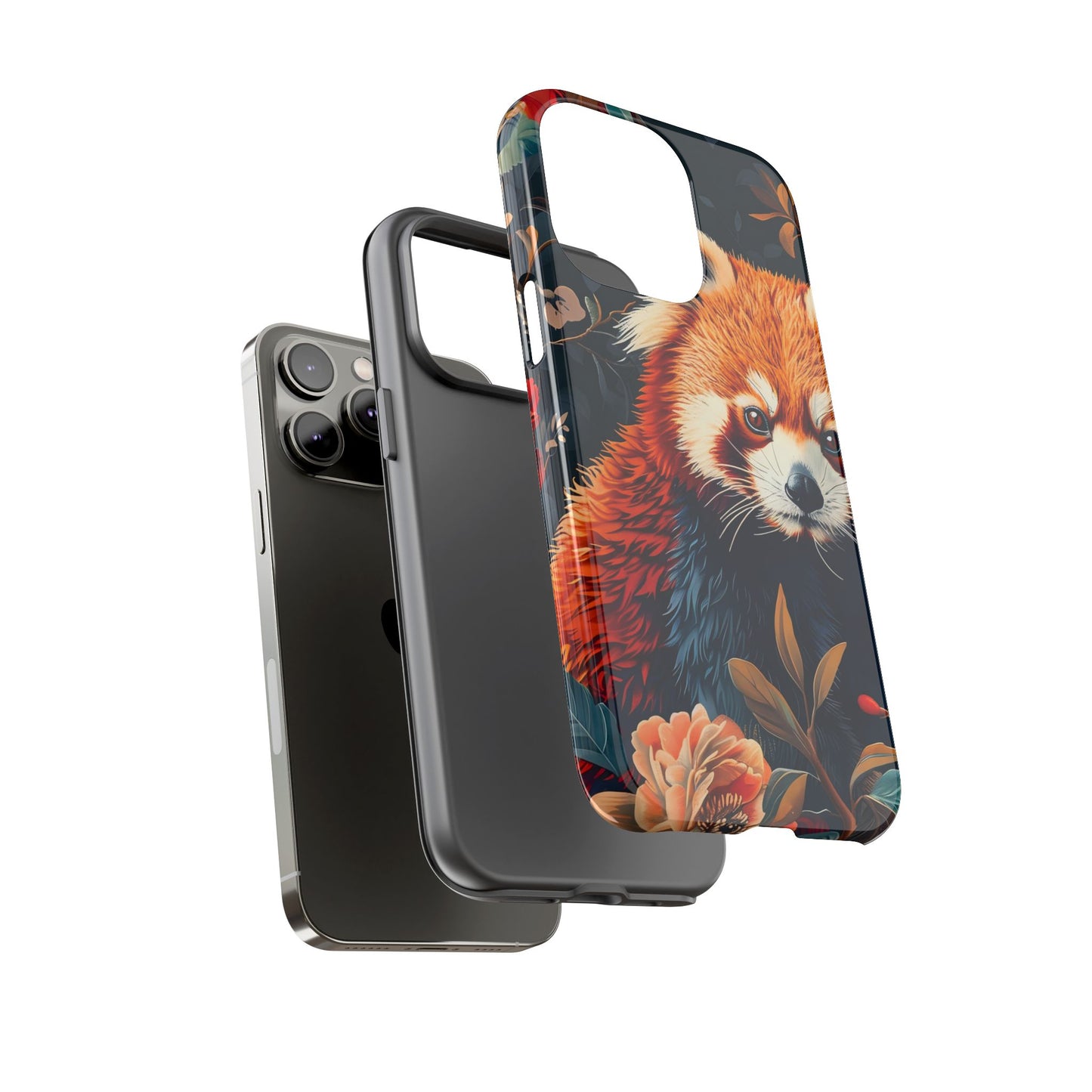 Cute Red Panda Phone Case, Wildlife Lover Gift, Tough Cases for iPhone, Nature-Themed Phone Cover, Animal Art Shell, Cute Tech Accessories