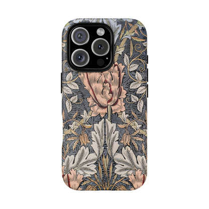 Floral Phone Case, Tough Cases for Stylish Protection, Flower Design, Gift for Her, Phone Accessories, Trendy Mobile Covers