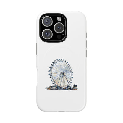 Funky Ferris Wheel Magnetic Case | Tough iPhone Cover, Customized Phone Case, Unique Gift, Festival Accessory, Durable Phone Protection