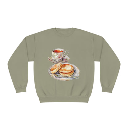 Unisex NuBlend® Crewneck Sweatshirt - British Royal Feast Opulent Dining Fit for Royalty