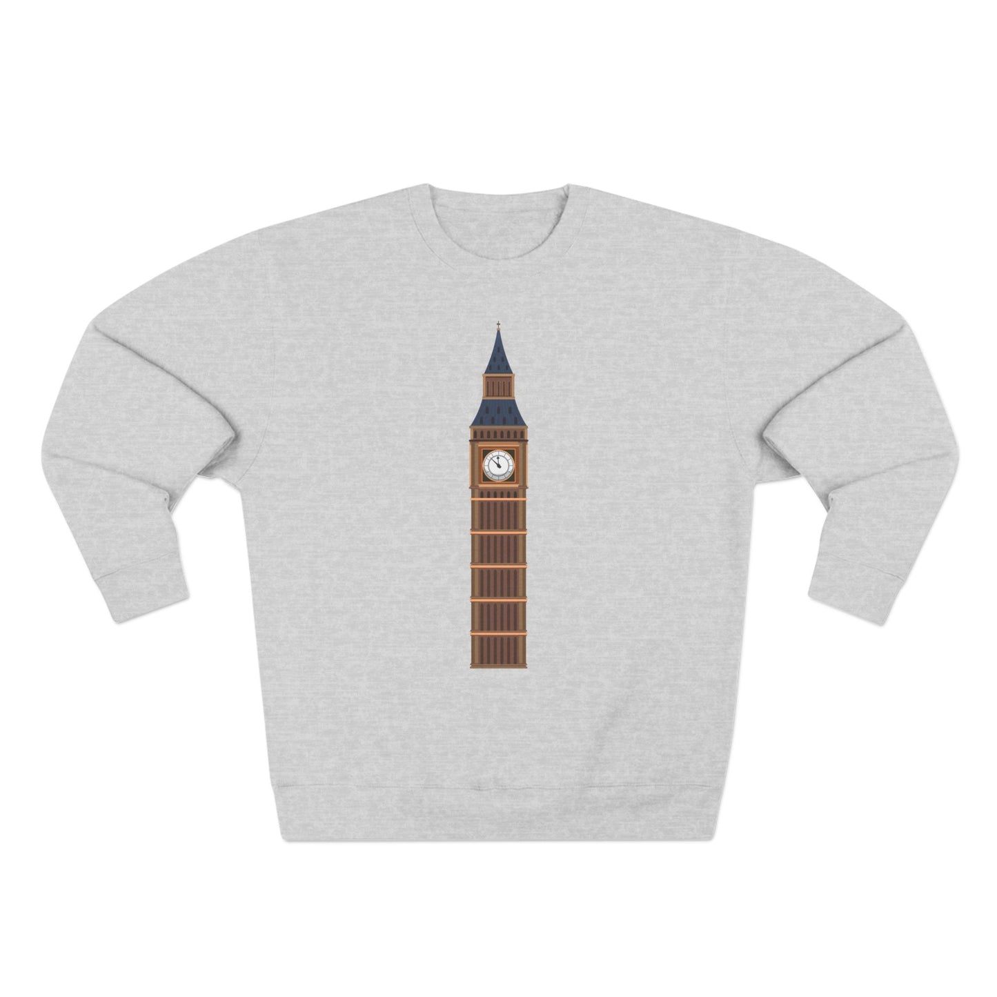 Unisex Crewneck Sweatshirt - Iconic Big Ben Clock Tower