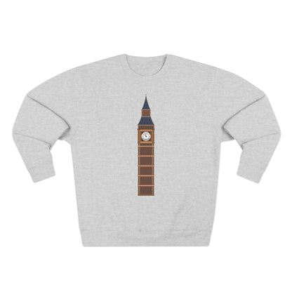 Unisex Crewneck Sweatshirt - Iconic Big Ben Clock Tower