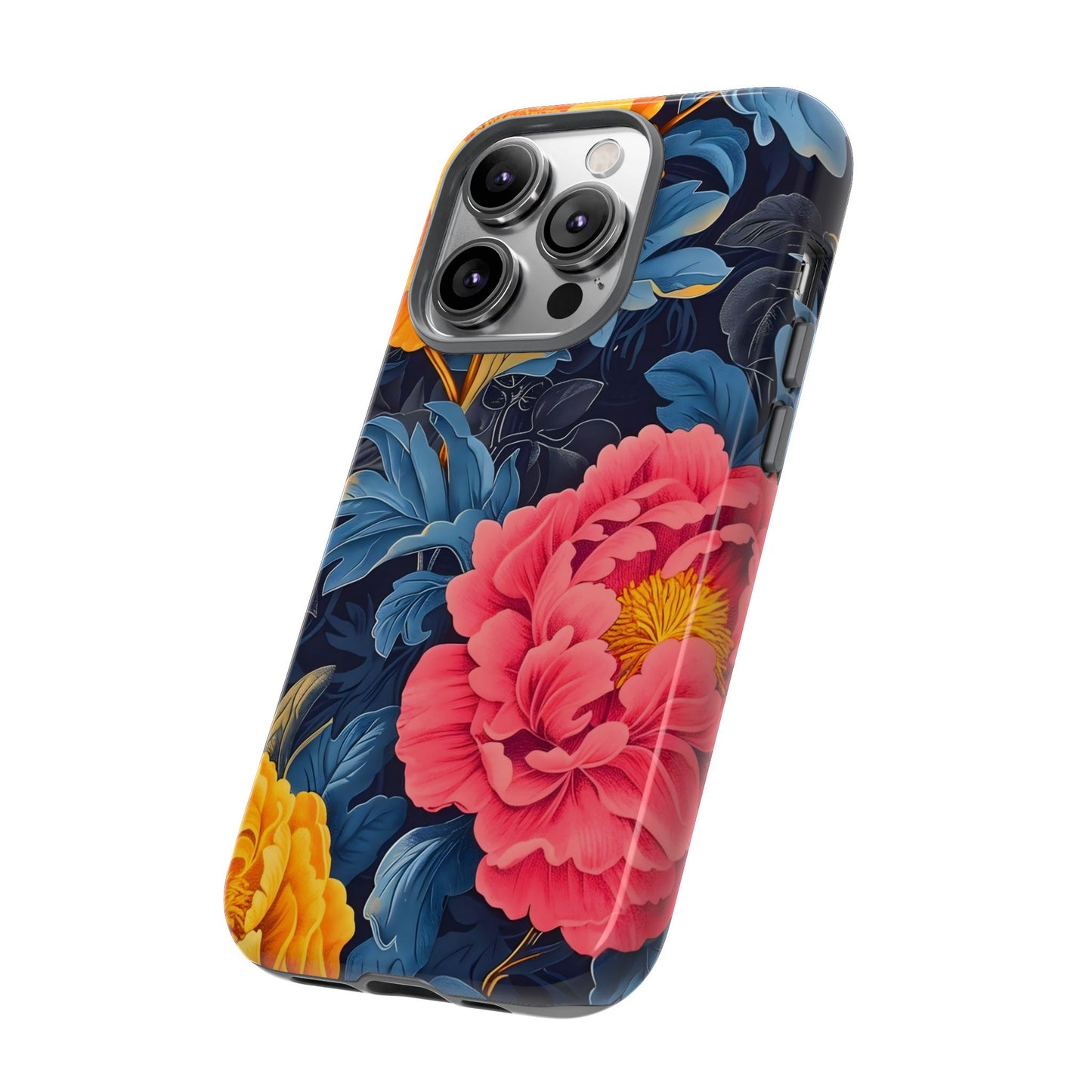 Floral Phone Case, Tough Cases, Stylish Mobile Cover, Gifts for Her, Phone Accessories, Unique Flower Design