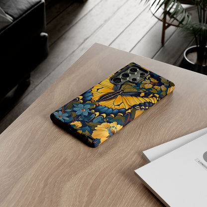 Colorful Butterfly Phone Case, Floral Design, Tough Cases, Protective Cover, Gifts for Nature Lovers, Birthday Present