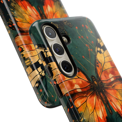 Butterfly Phone Case – Tough Cases for Nature Lovers, Floral Design, Butterfly Art, Unique Gift, Eco-Friendly Protection
