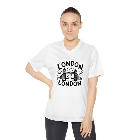Women's Performance V-Neck T-Shirt - Stylish London