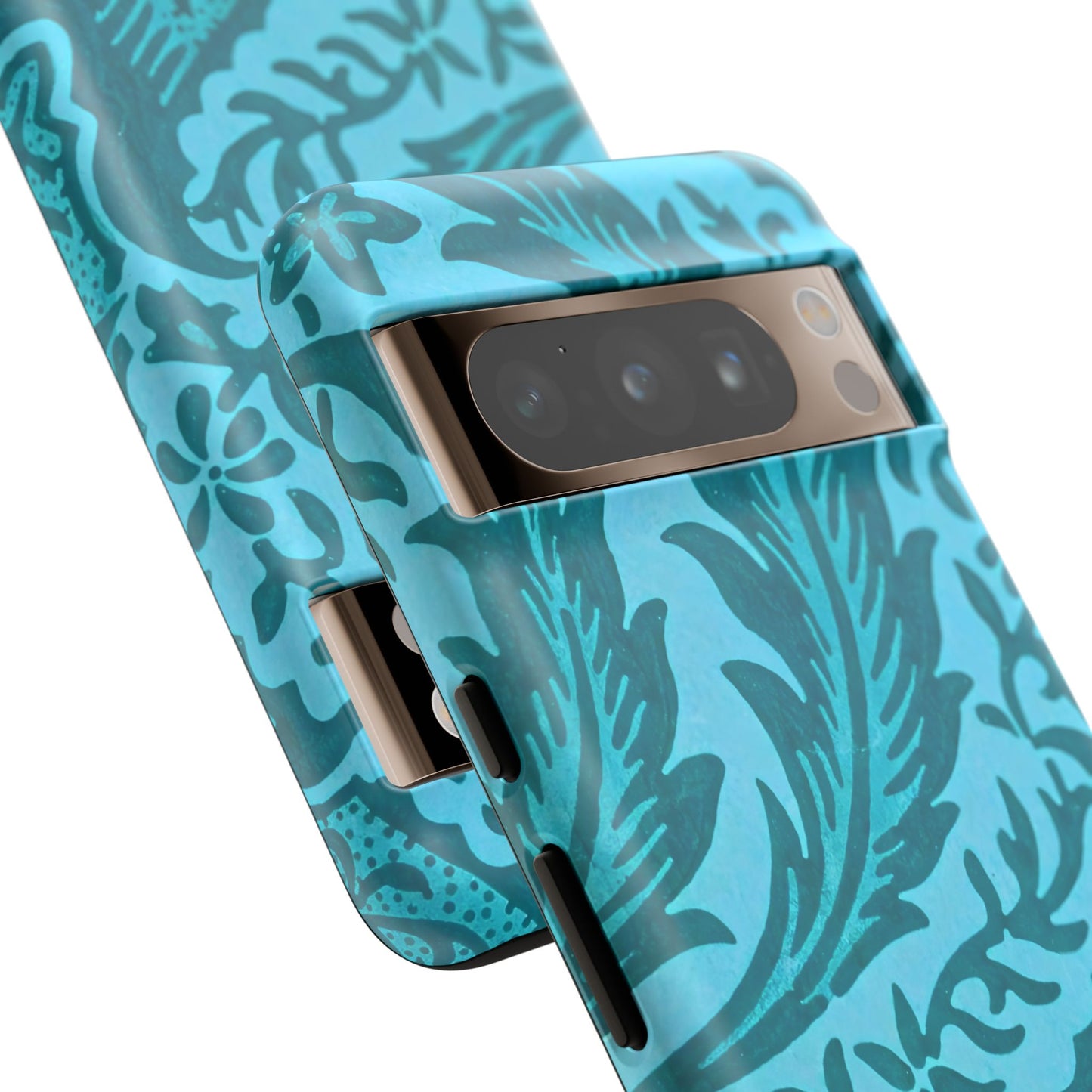 Protective Phone Case with Elegant Teal Design, Tough Cases, Floral Phone Cover, Stylish Smartphone Protection, Gifts for Her, Trendy [...]
