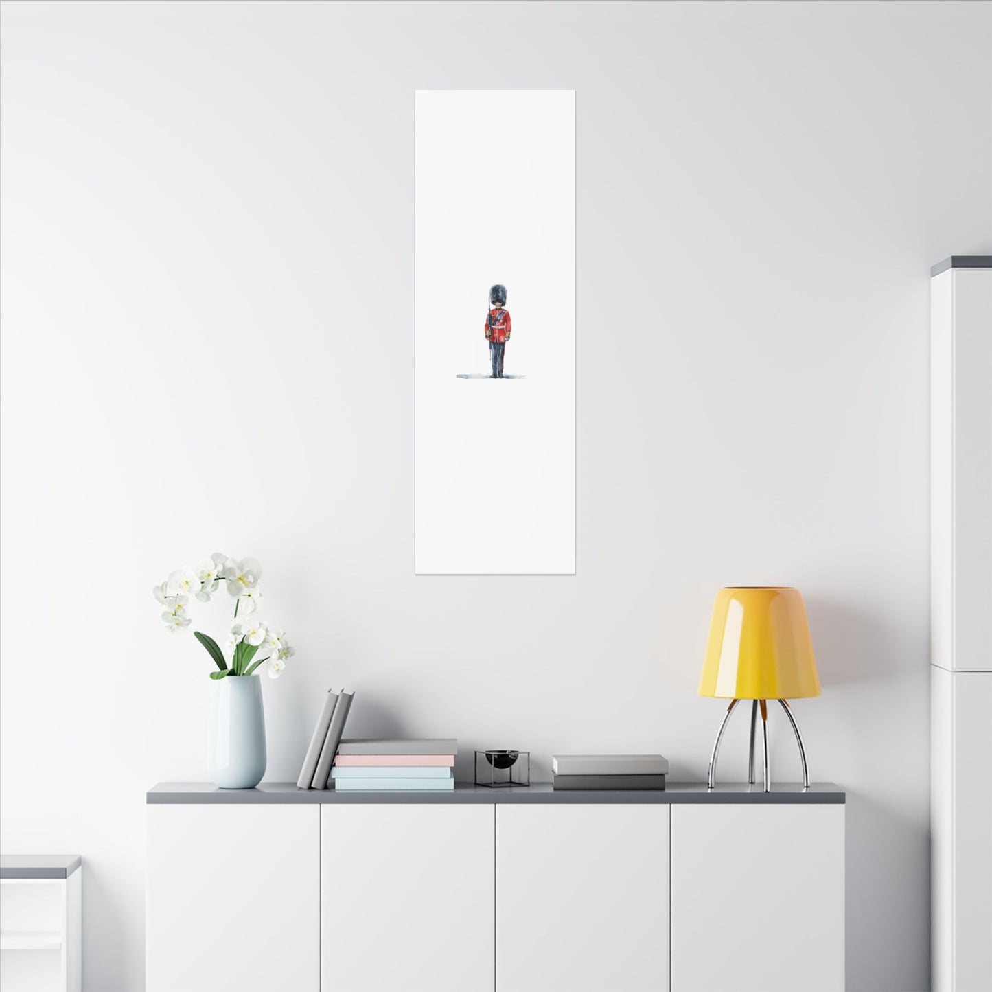 Royal Guard Canvas Art Print, British Soldier Wall Decor, Home Decoration, Gift for History Lovers, Art for Offices, Unique Wall Gallery