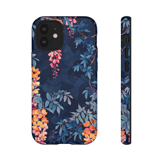 Floral iPhone Case, Tough Phone Cover, Gift for Her, Nature Lover Accessory, Spring Decor, Unique Floral Design