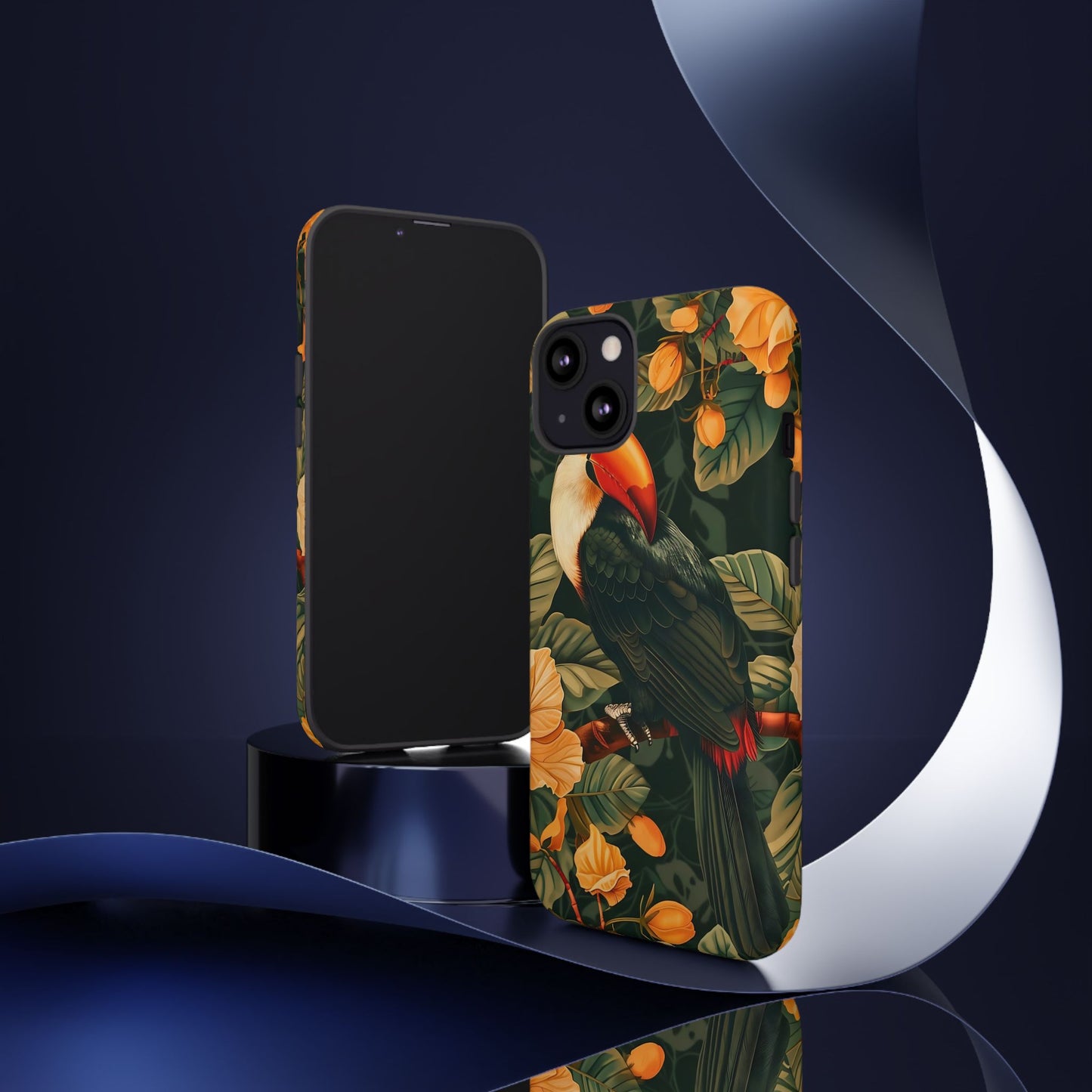 Tropical Toucan Phone Case, Exotic Bird Cover, Nature Lover Gift, Eco-Friendly Design, Customizable Tech Accessory