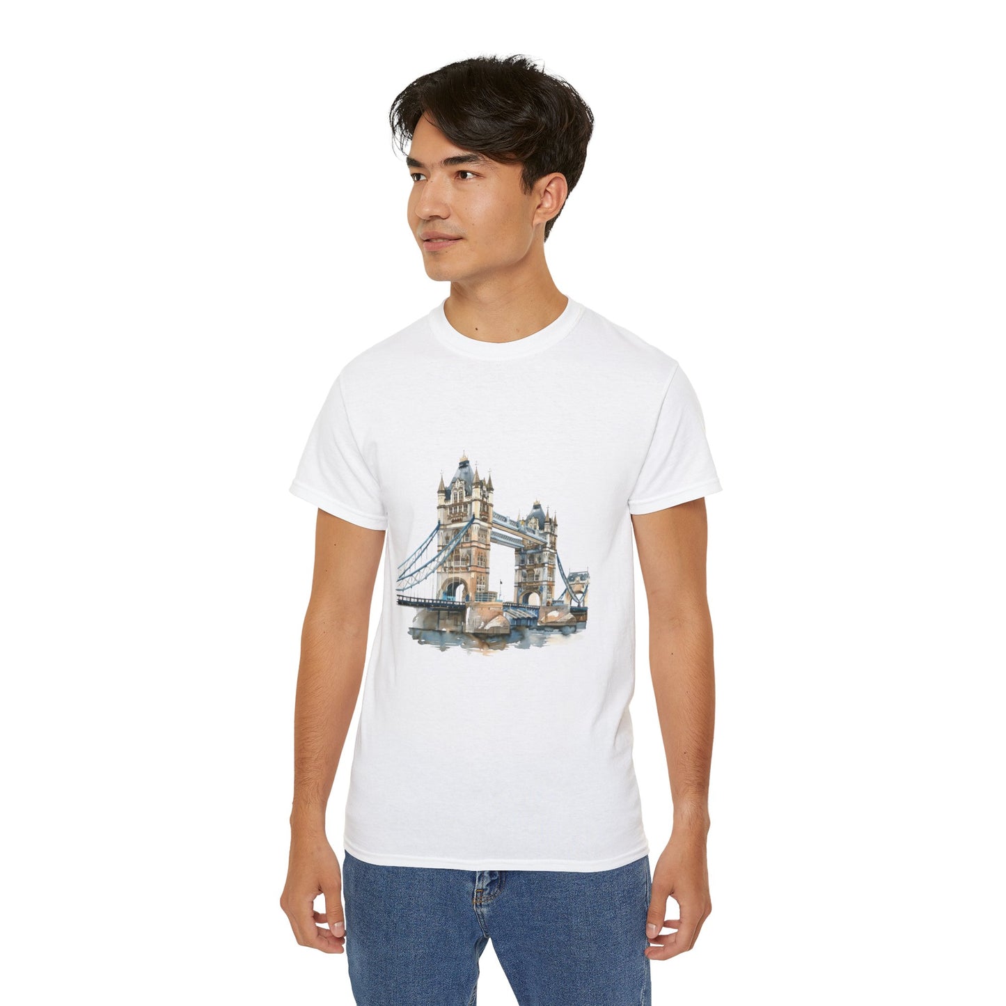 Unisex Ultra Cotton Tee - Iconic London Bridge