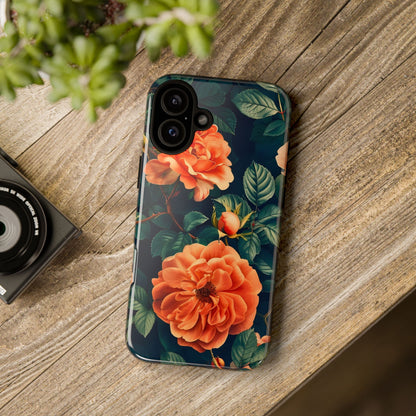Floral Phone Case, Tough Cases for Nature Lovers, Botanical Design, Phone Protection, Gift for Her, Trending Floral Accessories