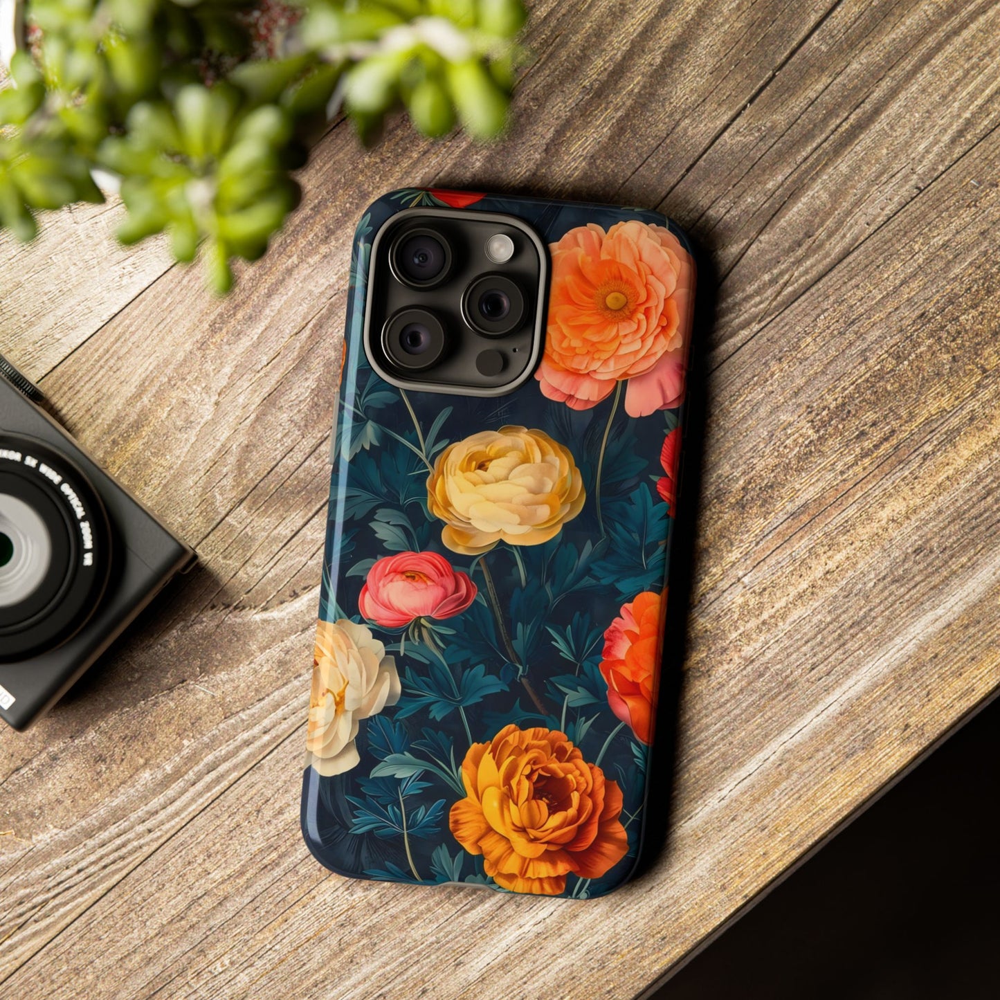 Floral Phone Case, Tough Cases for Phone Protection, Gift for Flower Lovers, Floral Designs, Spring Decor