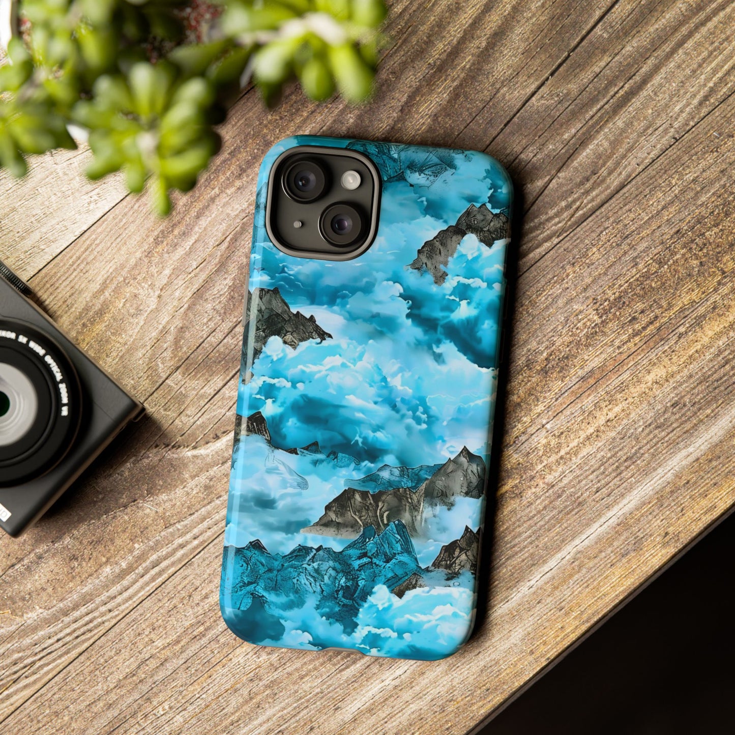 Mountain Wave Phone Case - Adventure Gear, Outdoor Gifts, Stylish Cases, Trendy Accessories, Nature Lovers