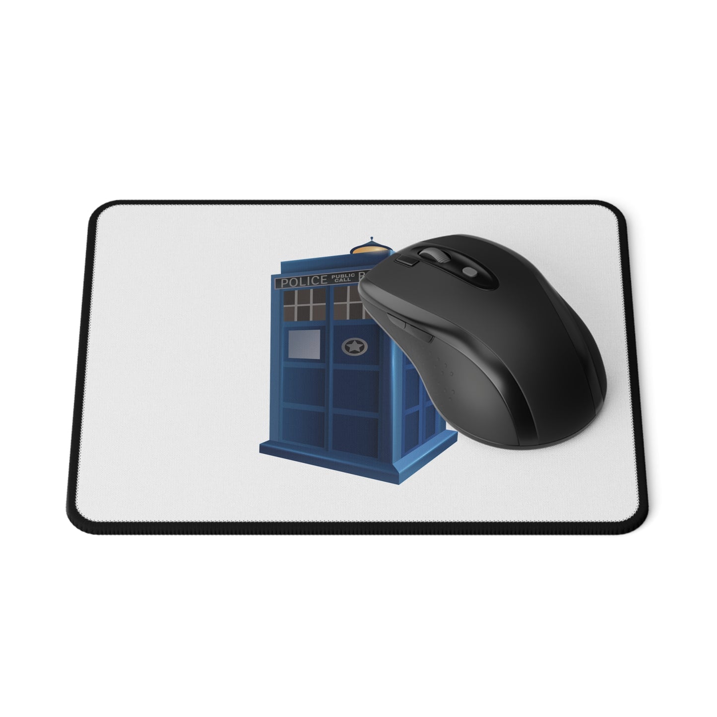 Doctor Who TARDIS Gaming Mouse Pad - Non-Slip Surface, Ideal for Gamers, Office, and Desk Decor, Perfect Gift for Whovians, Sci-Fi Fans