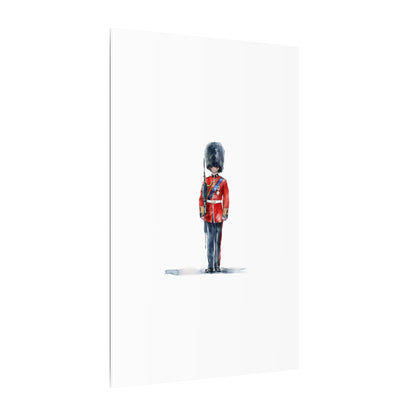 Royal Guard Canvas Art Print, British Soldier Wall Decor, Home Decoration, Gift for History Lovers, Art for Offices, Unique Wall Gallery