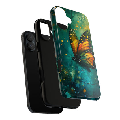 Colorful Butterfly Phone Case, Tough Cases for iPhone and Samsung, Cute Tech Accessories, Nature Lovers Gift, Vibrant Floral Design