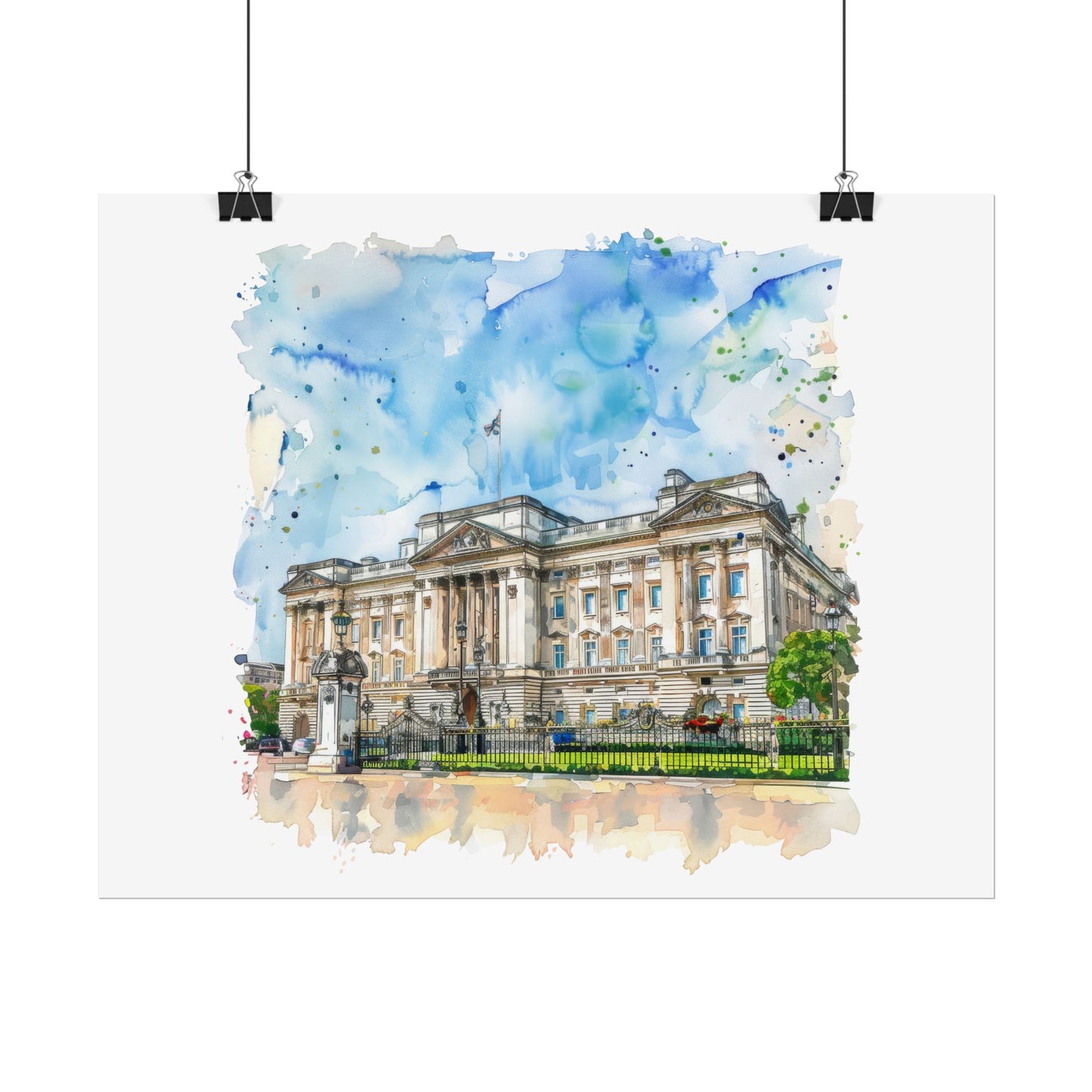 Watercolor Art Rolled Posters