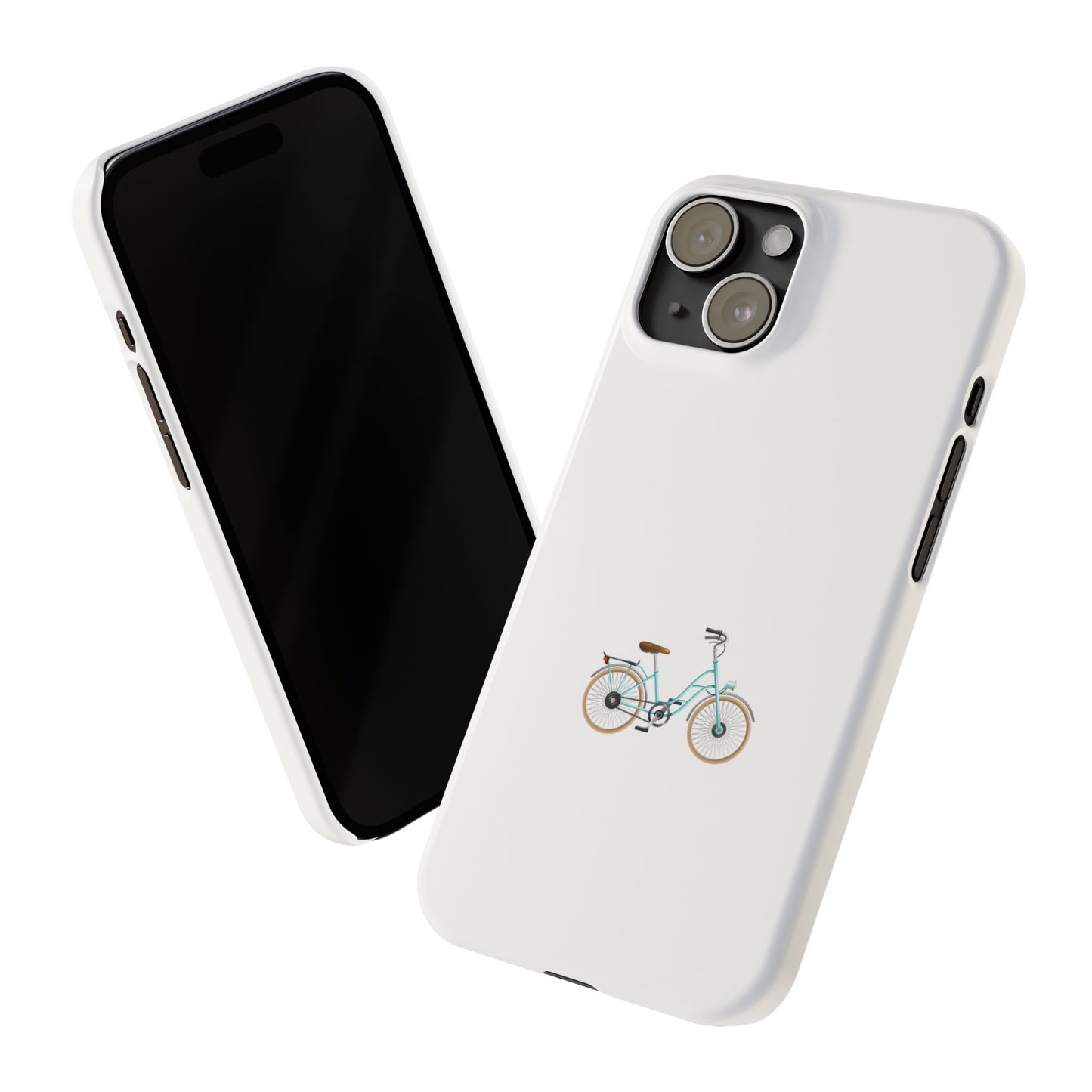Vintage Bicycle Slim Phone Case, Phone Cover, Aesthetic Phone Accessory, Customizable Gift, Eco-Friendly Case