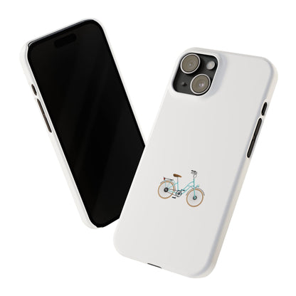 Vintage Bicycle Slim Phone Case, Phone Cover, Aesthetic Phone Accessory, Customizable Gift, Eco-Friendly Case