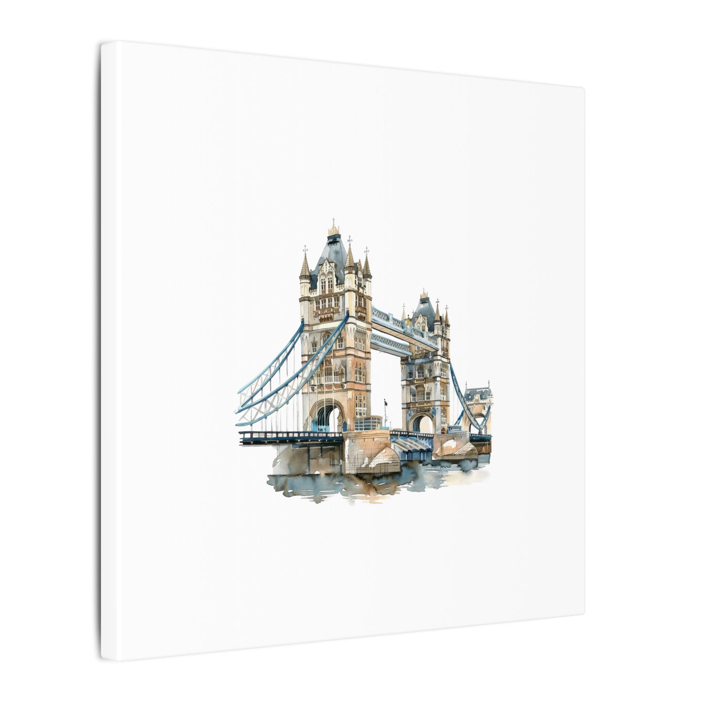 London Bridge Matte Canvas Wall Art, Elegant Home Decor, Unique Gift for Art Lovers, Travel Enthusiast Wall Decor, Modern Aesthetic