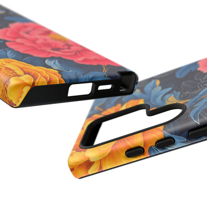 Floral Phone Case, Tough Cases, Stylish Mobile Cover, Gifts for Her, Phone Accessories, Unique Flower Design