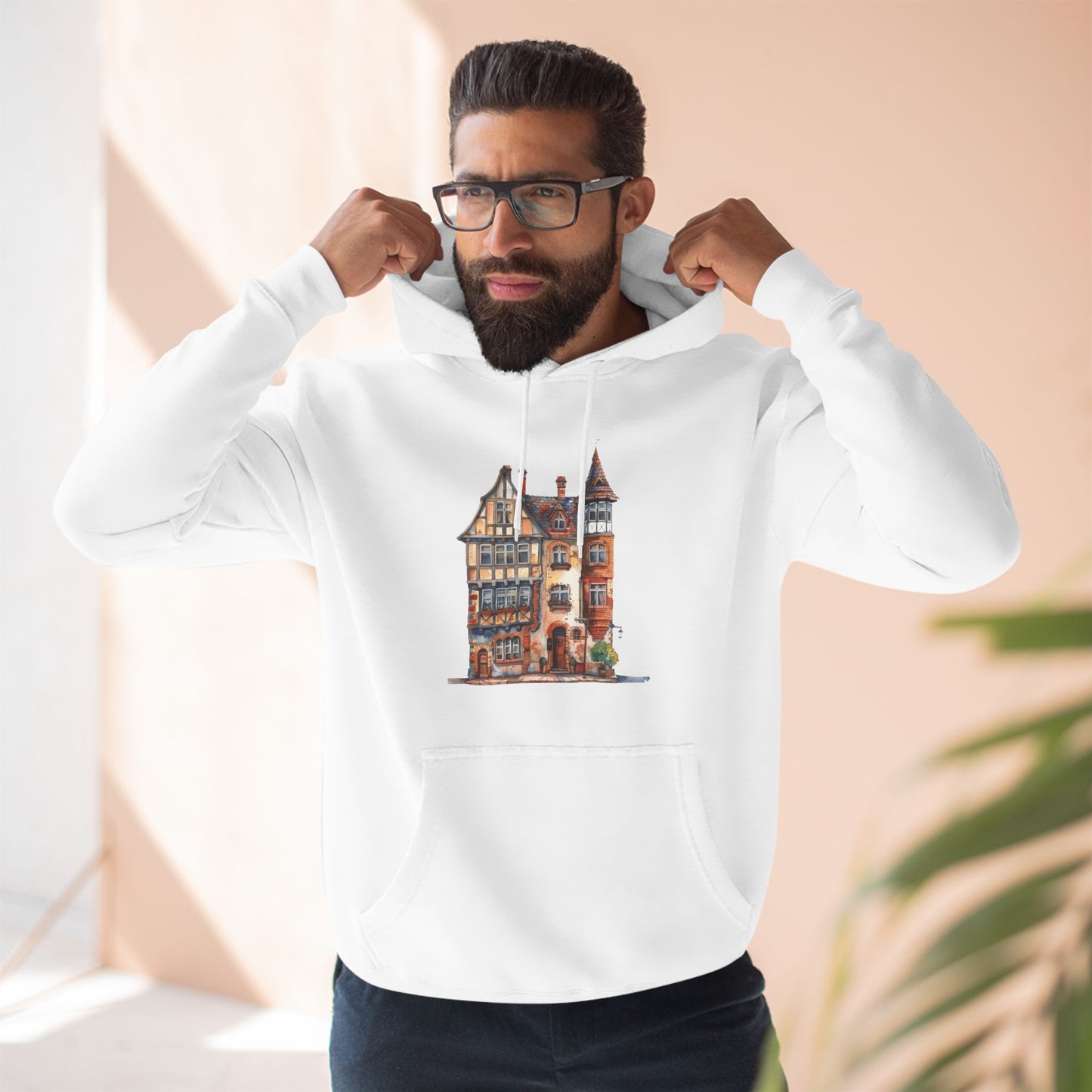 Three-Panel Fleece Hoodie - British Architectural  Historic House