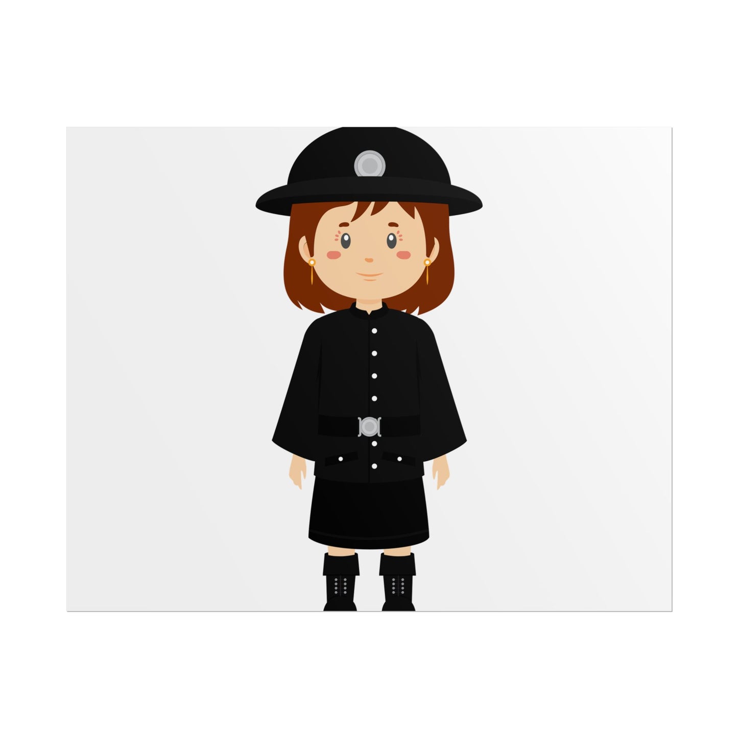 Charming Firefighter Rolled Posters for Kids' Rooms, Playful Wall Art, Fire Safety Decor, Kids' Gifts, Educational Prints
