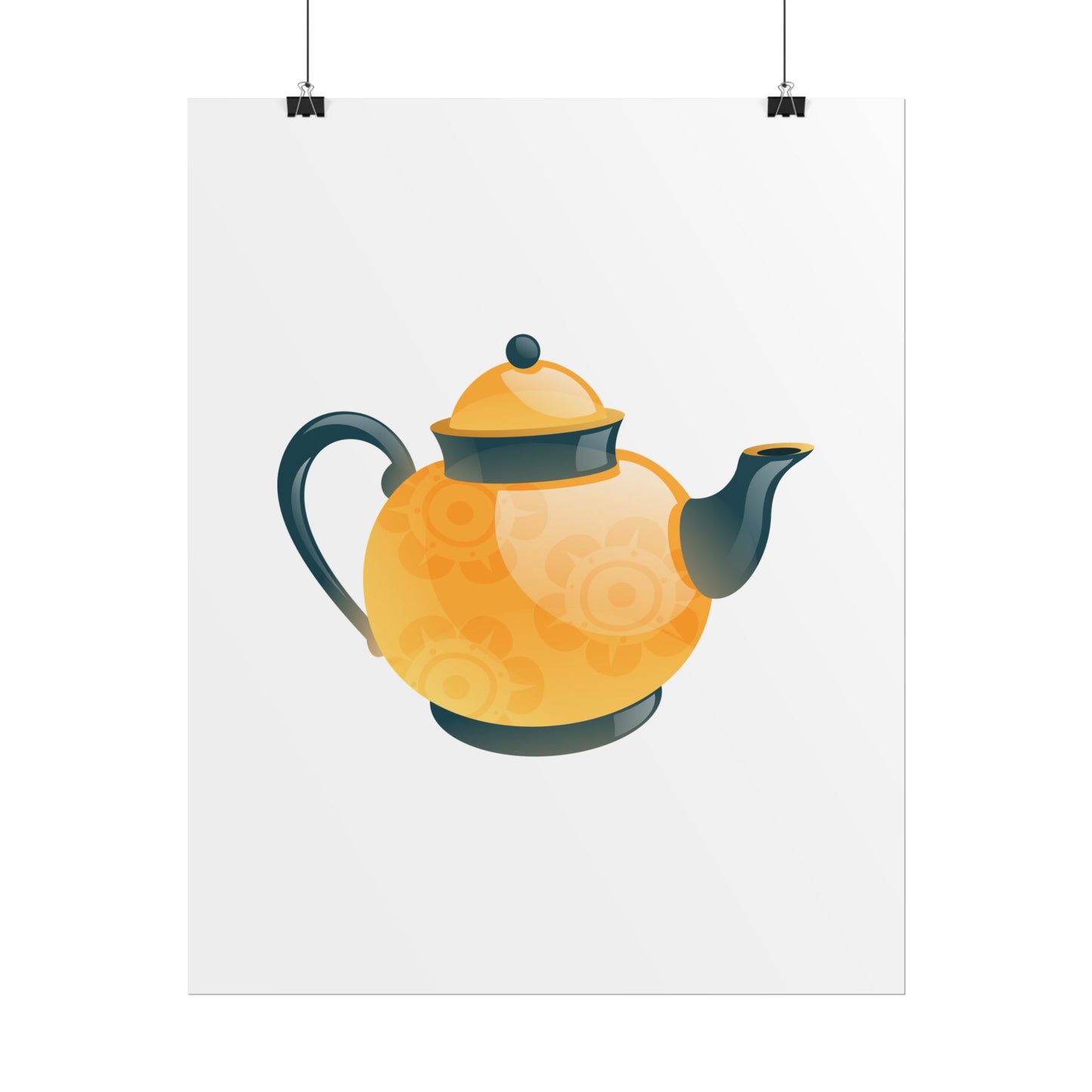 Vintage Tea Pot Rolled Posters