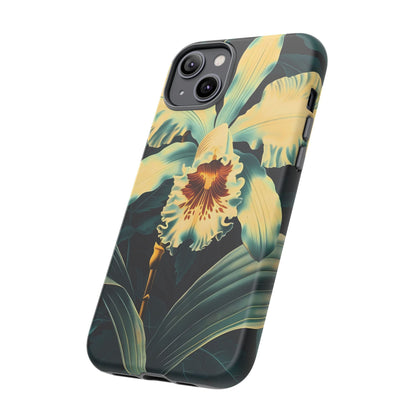 Floral Phone Case - Tough Cases with Orchid Design, Durable Smartphone Cover for Nature Lovers, Floral Gift for Her, Botanical [...]