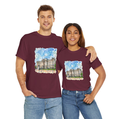 The Heart of British Culture and Iconic Landmarks Classy Unisex Heavy Cotton T-Shirt