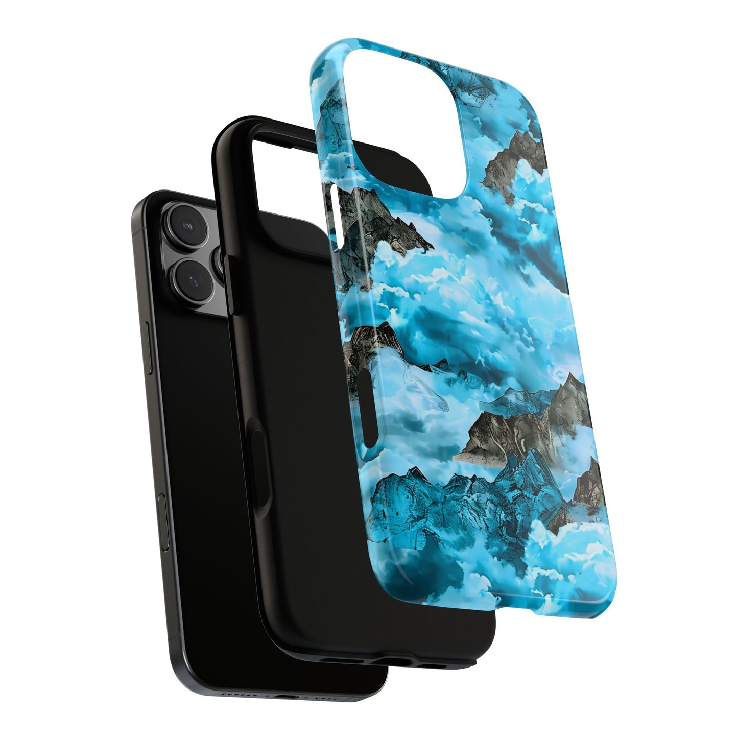 Mountain Wave Phone Case - Adventure Gear, Outdoor Gifts, Stylish Cases, Trendy Accessories, Nature Lovers