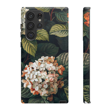 Floral Phone Case - Tough Cases, Nature Lover Gift, Floral Design, Botanical Phone Cover, Stylish Cellphone Accessory, Mother's Day Gift